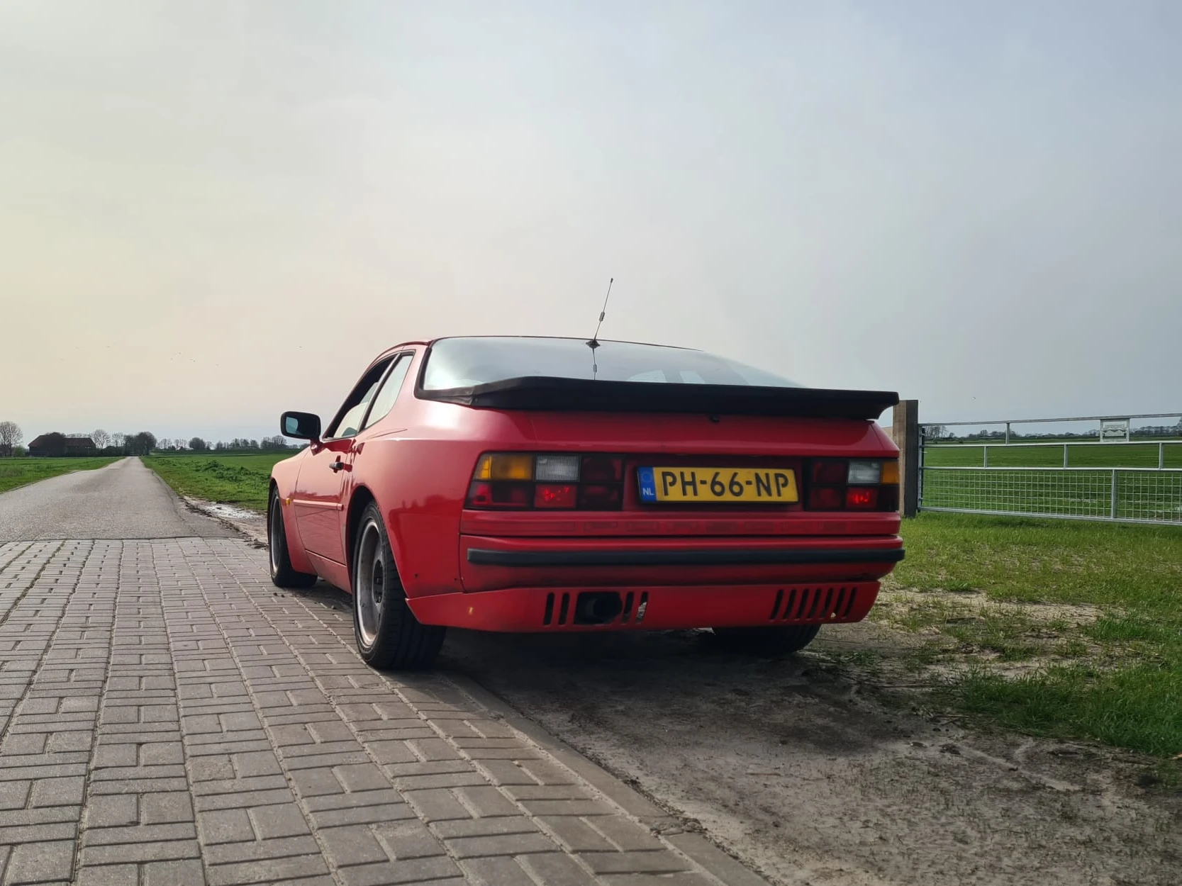 Porsche 944 from the rear