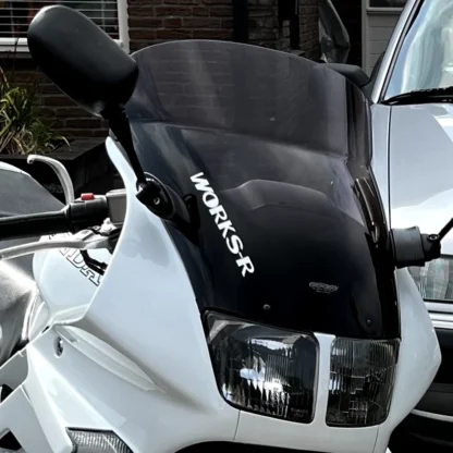 WORKS-R Sticker on motorbike